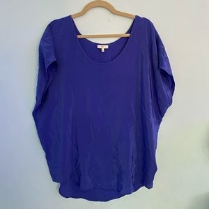 Flowing blue Joie blouse